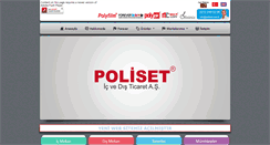 Desktop Screenshot of poliset.com.tr